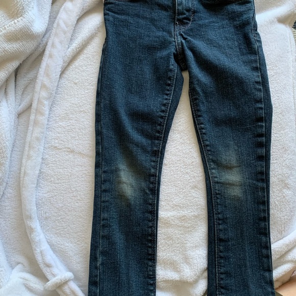 Levi’s girls skinny moulant jeans size 6 glitter - Picture 4 of 11